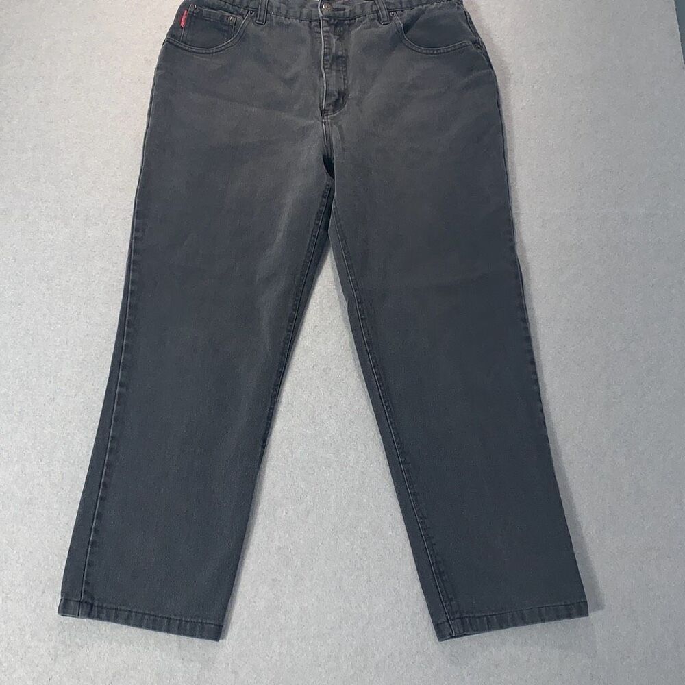 Vintage 90’s Faded Black Bugle Boy 750‎ Baggy Relaxed Jeans Men’s 36X32